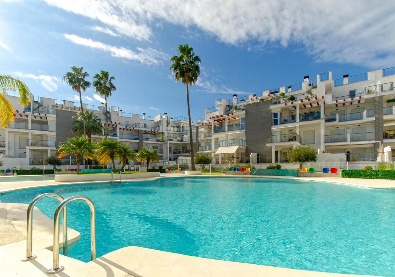 Apartamento Victoria Playa III Con Una Gran Terraza Denia Kültér fotó