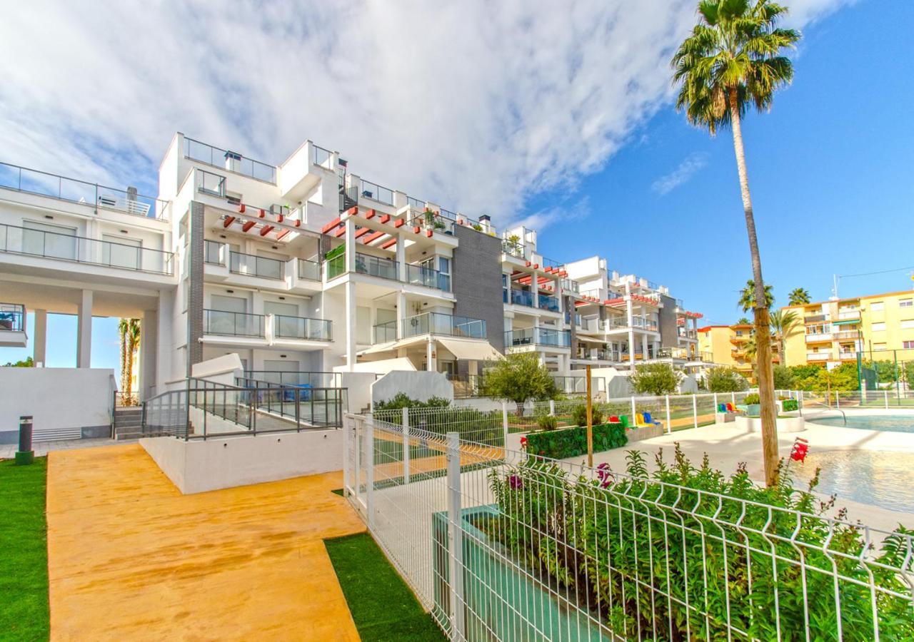 Apartamento Victoria Playa III Con Una Gran Terraza Denia Kültér fotó