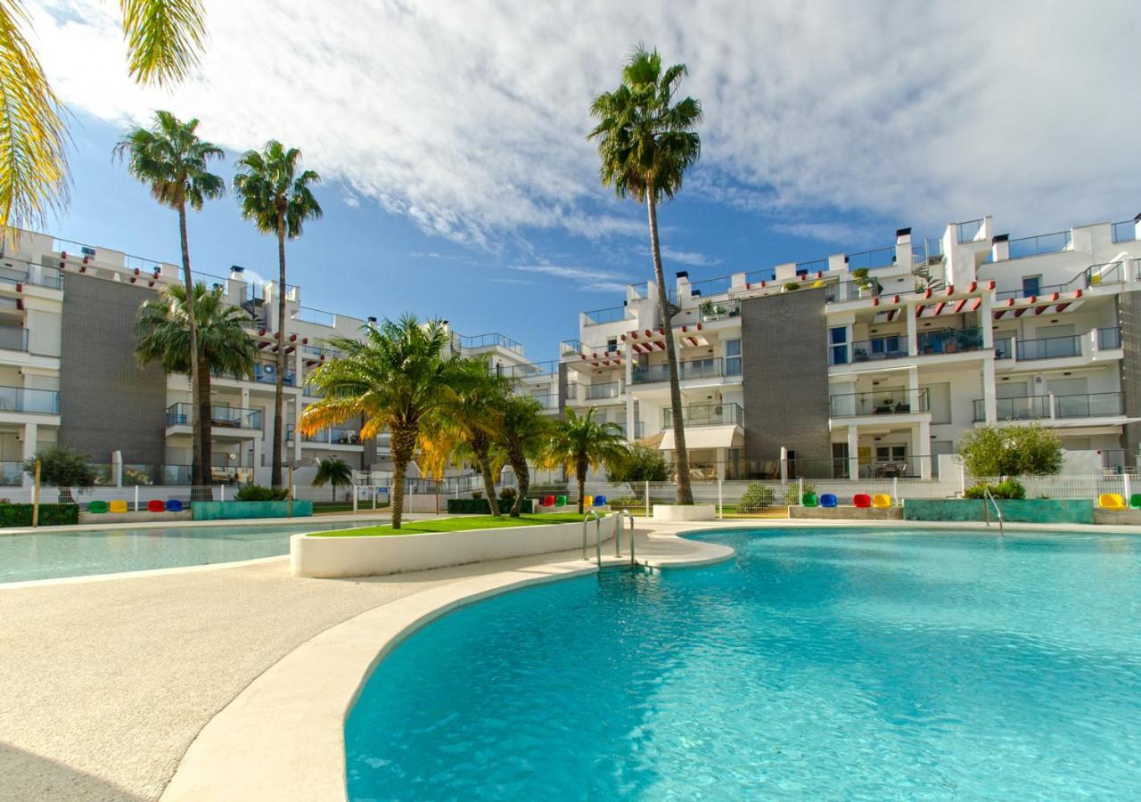 Apartamento Victoria Playa III Con Una Gran Terraza Denia Kültér fotó