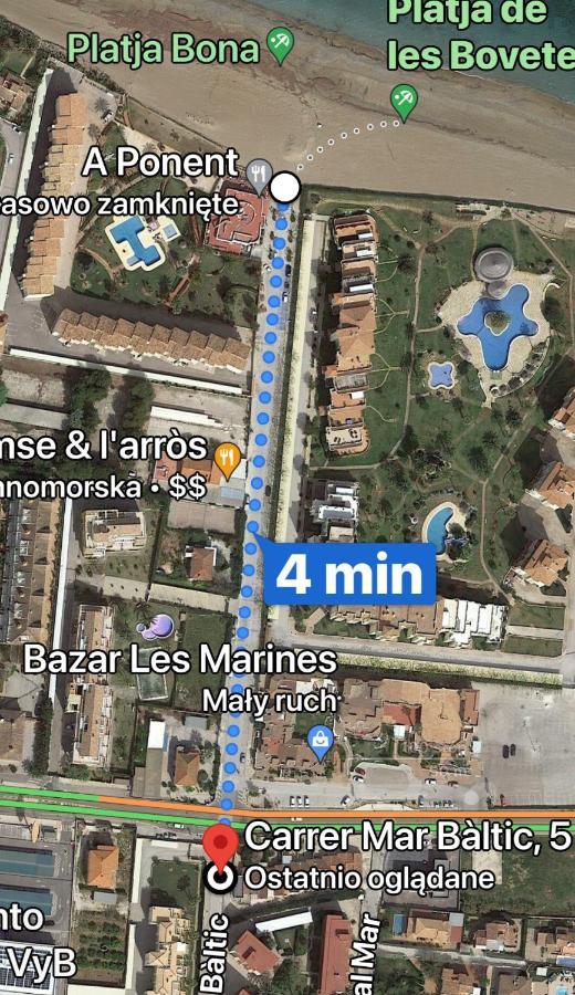 Apartamento Victoria Playa III Con Una Gran Terraza Denia Kültér fotó
