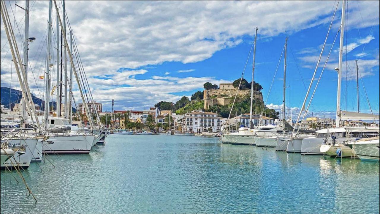Apartamento Victoria Playa III Con Una Gran Terraza Denia Kültér fotó